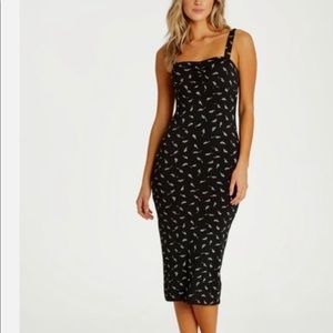 Billabong Love Affair bodycon midi dress - MED